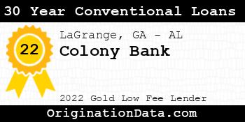 Colony Bank 30 Year Conventional Loans gold