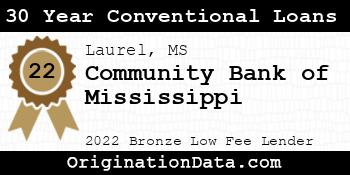 Community Bank of Mississippi 30 Year Conventional Loans bronze