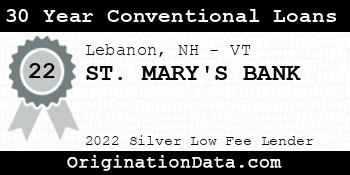 ST. MARY'S BANK 30 Year Conventional Loans silver