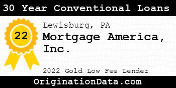 Mortgage America 30 Year Conventional Loans gold