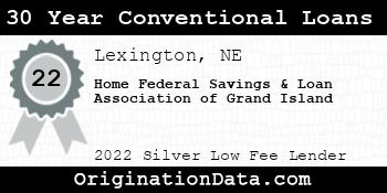 Home Federal Savings & Loan Association of Grand Island 30 Year Conventional Loans silver
