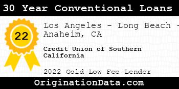 Credit Union of Southern California 30 Year Conventional Loans gold