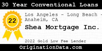 Shea Mortgage 30 Year Conventional Loans gold