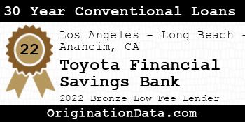 Toyota Financial Savings Bank 30 Year Conventional Loans bronze