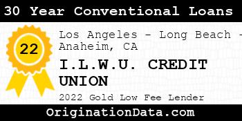 I.L.W.U. CREDIT UNION 30 Year Conventional Loans gold