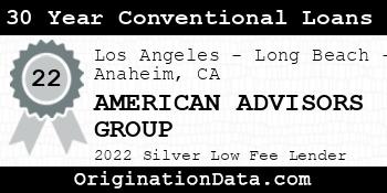 AMERICAN ADVISORS GROUP 30 Year Conventional Loans silver