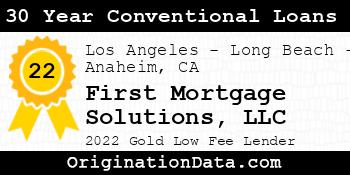 First Mortgage Solutions 30 Year Conventional Loans gold