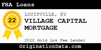 VILLAGE CAPITAL MORTGAGE FHA Loans gold