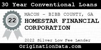 HOMESTAR FINANCIAL CORPORATION 30 Year Conventional Loans silver