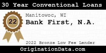 Bank First N.A. 30 Year Conventional Loans bronze