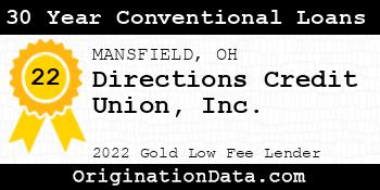 Directions Credit Union 30 Year Conventional Loans gold