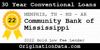 Community Bank of Mississippi 30 Year Conventional Loans gold