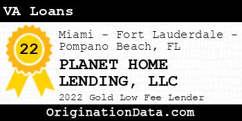 PLANET HOME LENDING VA Loans gold