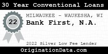 Bank First N.A. 30 Year Conventional Loans silver