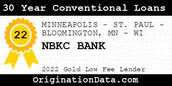 NBKC BANK 30 Year Conventional Loans gold