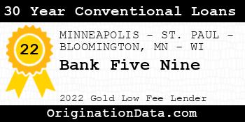 Bank Five Nine 30 Year Conventional Loans gold