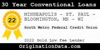South Metro Federal Credit Union 30 Year Conventional Loans gold