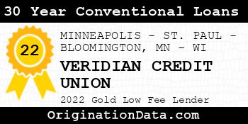 VERIDIAN CREDIT UNION 30 Year Conventional Loans gold
