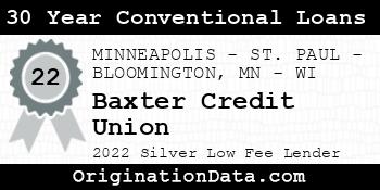 Baxter Credit Union 30 Year Conventional Loans silver