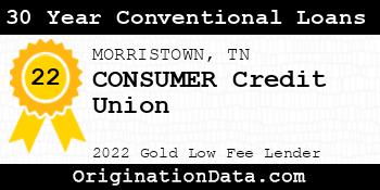 CONSUMER Credit Union 30 Year Conventional Loans gold