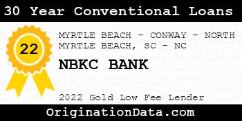 NBKC BANK 30 Year Conventional Loans gold