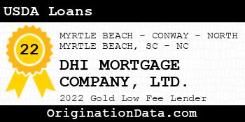 DHI MORTGAGE COMPANY LTD. USDA Loans gold