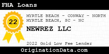 NEWREZ FHA Loans gold
