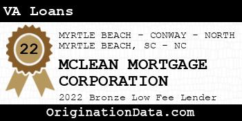 MCLEAN MORTGAGE CORPORATION VA Loans bronze