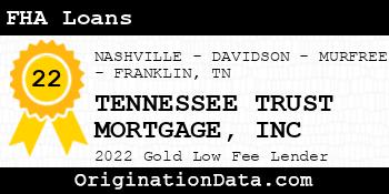 TENNESSEE TRUST MORTGAGE INC FHA Loans gold