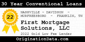 First Mortgage Solutions 30 Year Conventional Loans gold