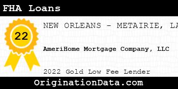 AmeriHome Mortgage Company FHA Loans gold