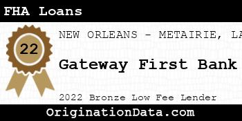 Gateway First Bank FHA Loans bronze