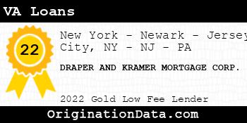 DRAPER AND KRAMER MORTGAGE CORP. VA Loans gold