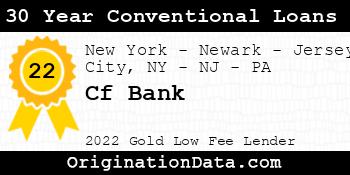 Cf Bank 30 Year Conventional Loans gold