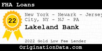 Lakeland Bank FHA Loans gold