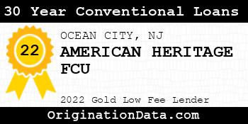 AMERICAN HERITAGE FCU 30 Year Conventional Loans gold