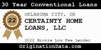 CERTAINTY HOME LOANS 30 Year Conventional Loans bronze