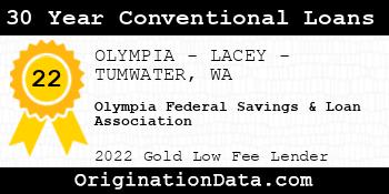 Olympia Federal Savings & Loan Association 30 Year Conventional Loans gold