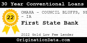 First State Bank 30 Year Conventional Loans gold