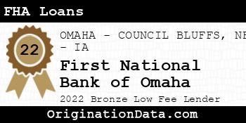 First National Bank of Omaha FHA Loans bronze