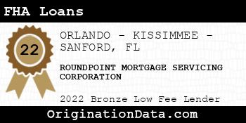 ROUNDPOINT MORTGAGE SERVICING CORPORATION FHA Loans bronze