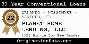 PLANET HOME LENDING 30 Year Conventional Loans bronze