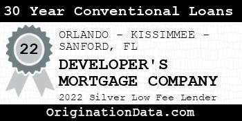 DEVELOPER'S MORTGAGE COMPANY 30 Year Conventional Loans silver