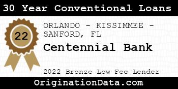 Centennial Bank 30 Year Conventional Loans bronze