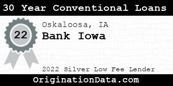 Bank Iowa 30 Year Conventional Loans silver