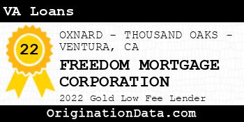 FREEDOM MORTGAGE CORPORATION VA Loans gold