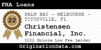 Christensen Financial FHA Loans bronze