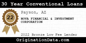 NOVA FINANCIAL & INVESTMENT CORPORATION 30 Year Conventional Loans bronze