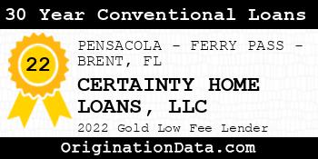 CERTAINTY HOME LOANS 30 Year Conventional Loans gold