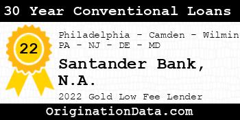 Santander Bank N.A. 30 Year Conventional Loans gold